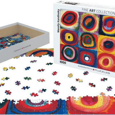 Kandinsky - Studiu de pătrate colorate