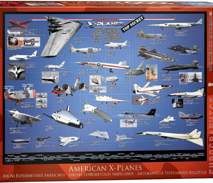Puzzle - Eurographics - Avioane X americane (X-Planes)