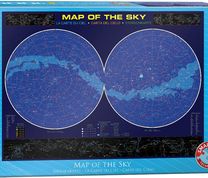 Puzzle - Eurographics - Mapa neba
