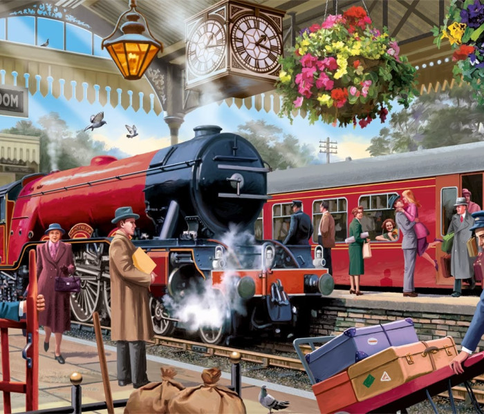 Puzzle - Falcon - Čakanie na nástupišti