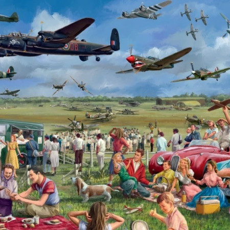 Úžasná letecká show