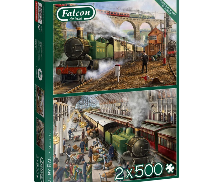 Puzzle - Falcon - Vasúti postai szállítás