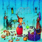 Puzzle - Grafika - Čarodejnica