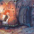 Puzzle - Grafika - Čarodejnícka spálňa