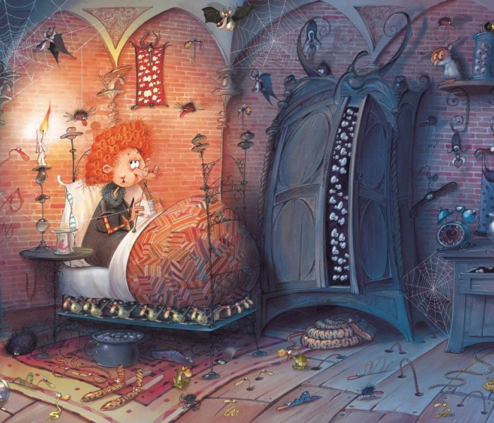 Puzzle - Grafika - Čarodejnícka spálňa