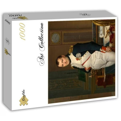 Cesarz Napoleon w swoim gabinecie w Tuileries