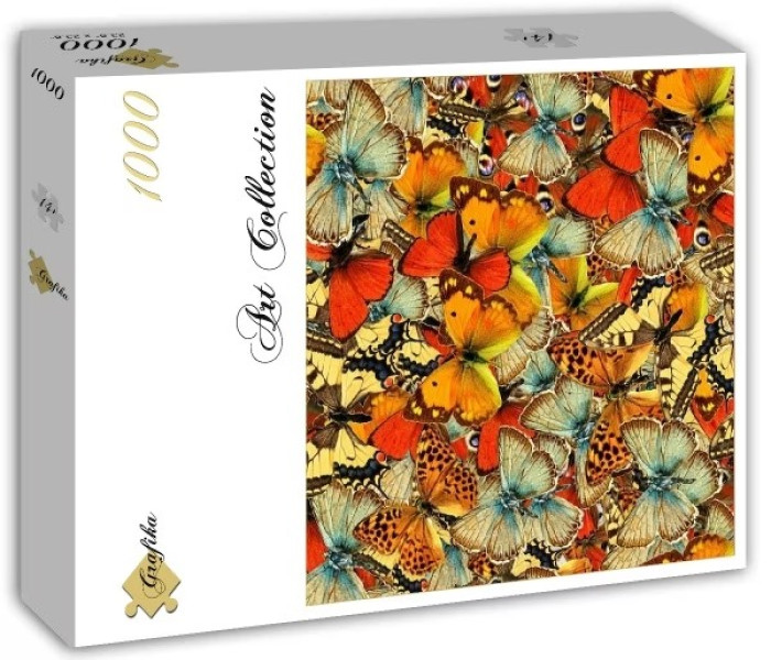 Puzzle - Grafika - Hejno motýlů