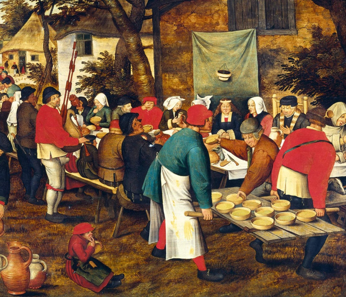 Puzzle - Grafika - Selská svatba