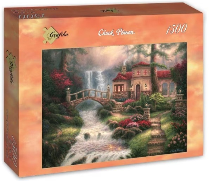 Puzzle - Grafika - Vodopády na řece Sierra