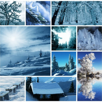 Zimná koláž