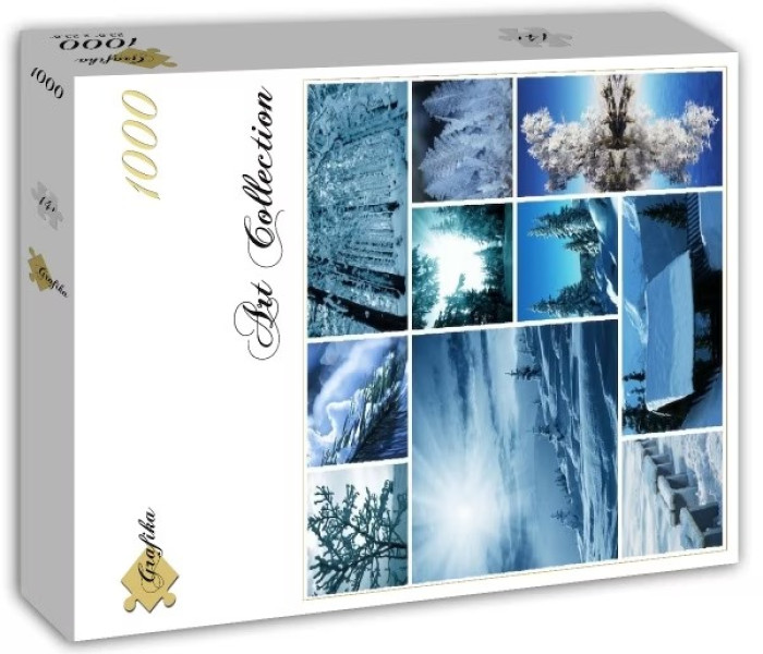 Puzzle - Grafika - Zimná koláž