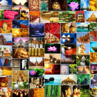 Puzzle - Grafika - Koláž - Zen