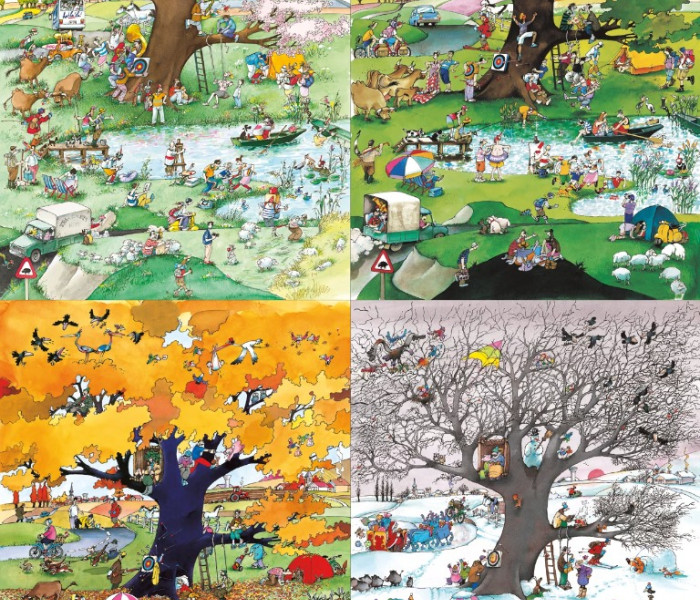 Puzzle - Heye - Štyri ročné obdobia