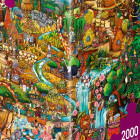 Puzzle - Heye - Safari exotic - Puzzle triunghiular