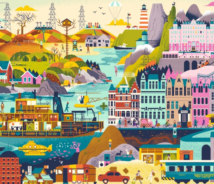 Puzzle - Heye - Filmy Wese Andersona