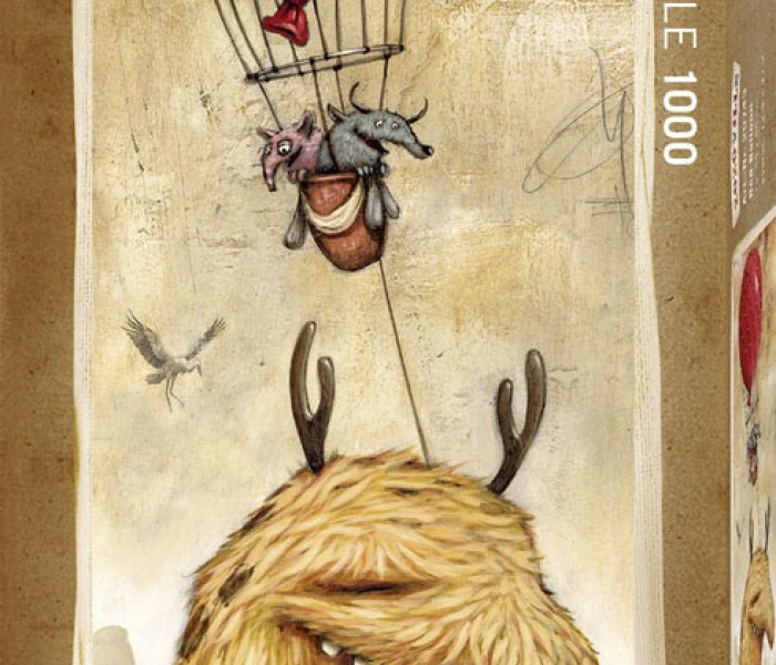 Puzzle - Heye - Červený balón - Panoramatické puzzle