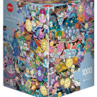 Puzzle - Heye - Masky - Triangular Puzzle