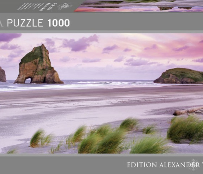 Puzzle - Heye - Plaja Wharariki - Puzzle panoramic