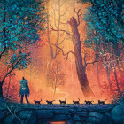 Puzzle - Heye - Pochod lesom