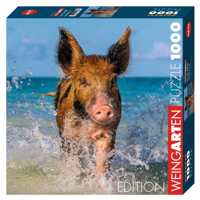 Prasiatko na pláži