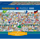 Puzzle - Heye - Športovní fanúšikovia - Panoramatické puzzle
