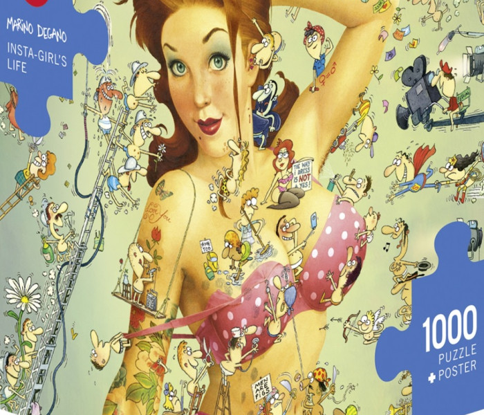 Puzzle - Heye - Život dievčat na Instagrame - Triangular puzzle