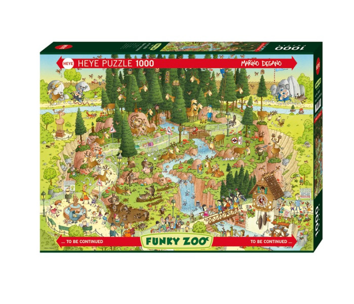 Puzzle - Heye - ZOO - Čierný les
