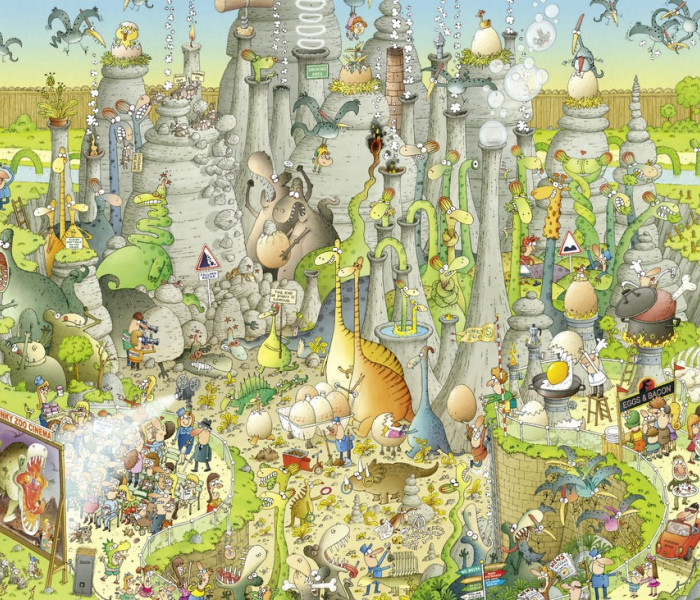 Puzzle - Heye - ZOO - Jurská expozícia