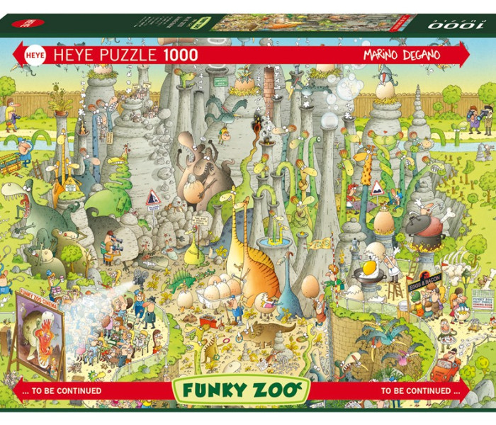 Puzzle - Heye - ZOO - Jurská expozícia
