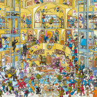 Puzzle - Heye - Hotelový život - Triangular puzzle