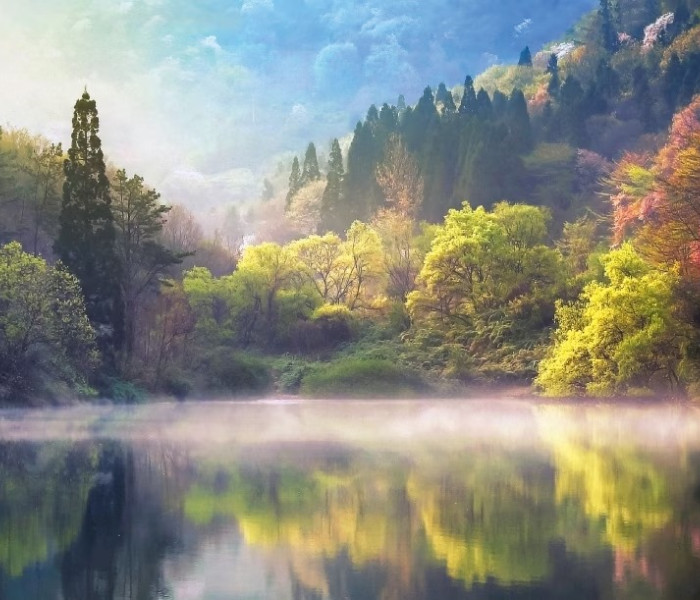 Puzzle - Heye - Seryangji-tó - Panoramatikus Puzzle