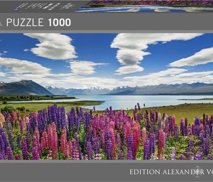 Puzzle - Heye - Jazero Tekapo, Nový Zéland - Panoramatické puzzle