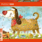 Puzzle - Heye - Pozrite sa zblízka… na psa