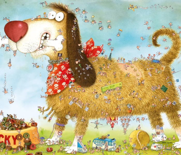 Puzzle - Heye - Pozrite sa zblízka… na psa