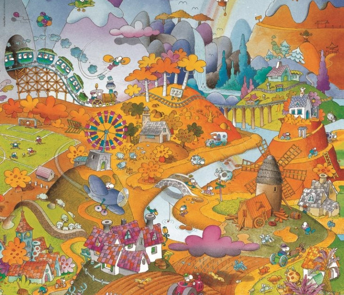 Puzzle - Heye - Idylka pri poli