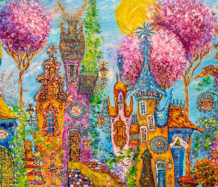 Puzzle - Heye - Ružové stromy