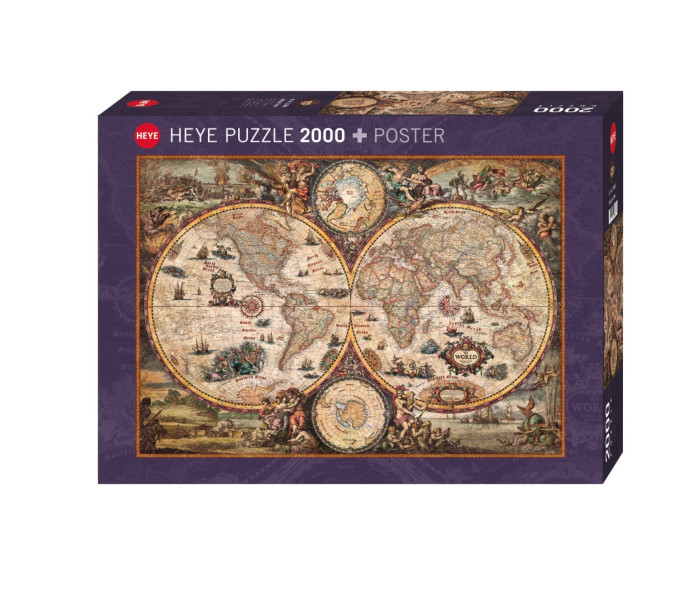 Puzzle - Heye - Stará mapa sveta