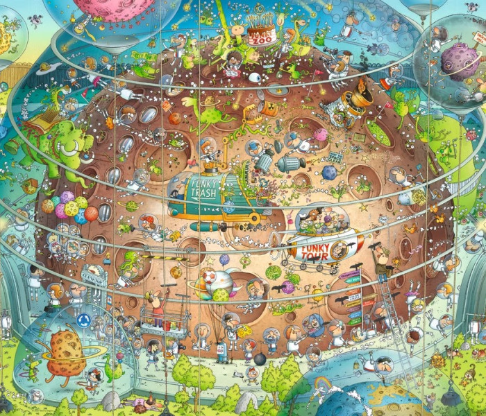 Puzzle - Heye - ZOO - Vesmírna expozícia