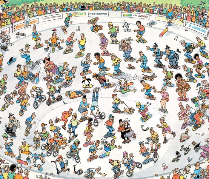 Puzzle - Jumbo - Jazda na skateboarde
