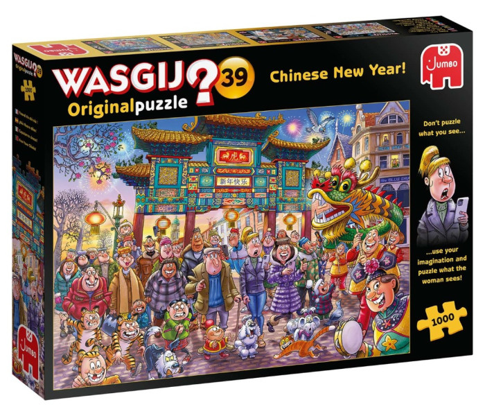 Puzzle - Jumbo - Čínsky Nový rok! - WASGIJ Puzzle