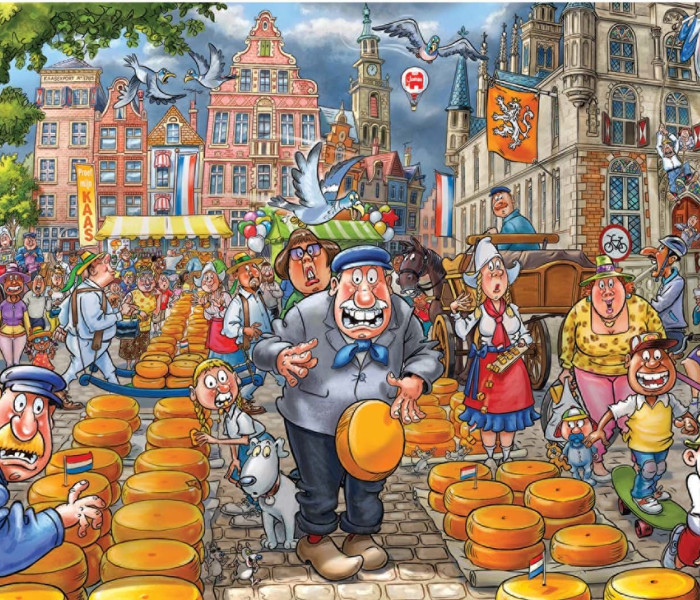 Puzzle - Jumbo - Krach trhu!- WASGIJ Puzzle