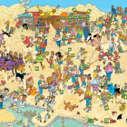 Puzzle - Jumbo - Pieskové sochy