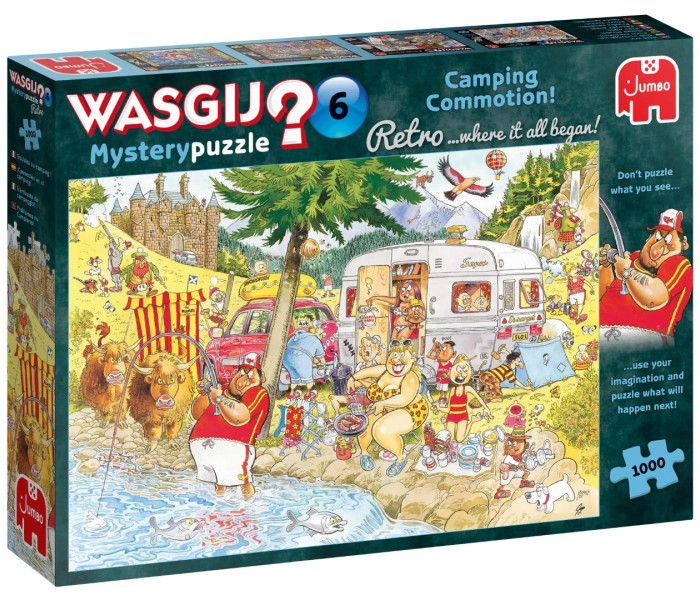 Puzzle - Jumbo - Rozruch v kempe!- WASGIJ Puzzle