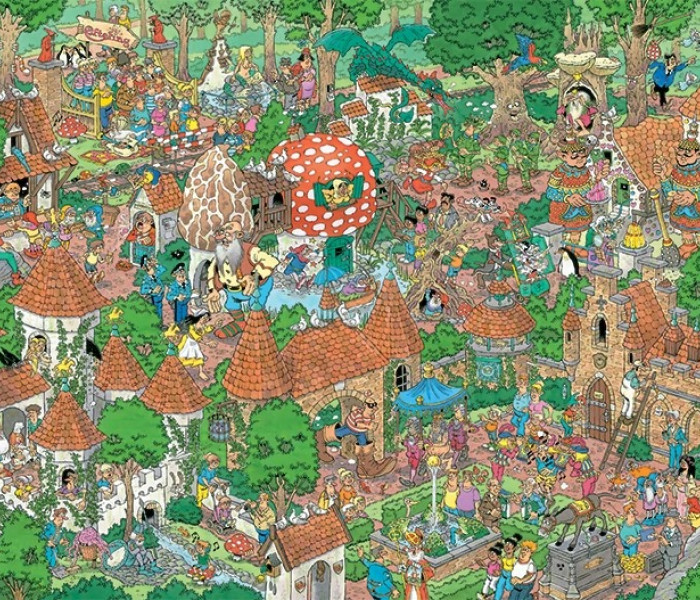 Puzzle - Jumbo - Pădure de basm
