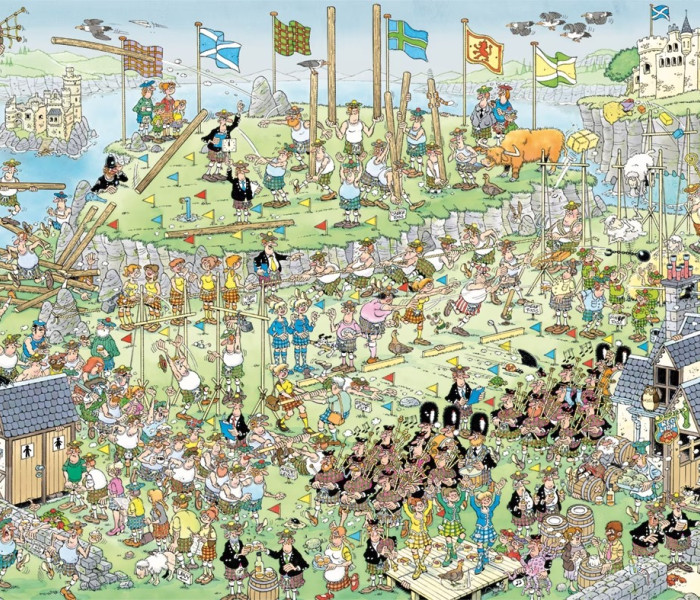 Puzzle - Jumbo - Škótske hry