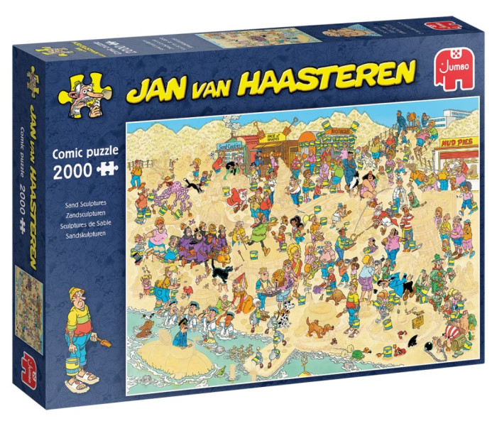 Puzzle - Jumbo - Sochy z piesku