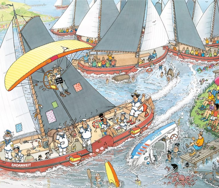 Puzzle - Jumbo - Syrový trh + Závod plachetníc