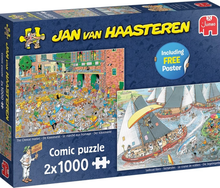 Puzzle - Jumbo - Syrový trh + Závod plachetníc
