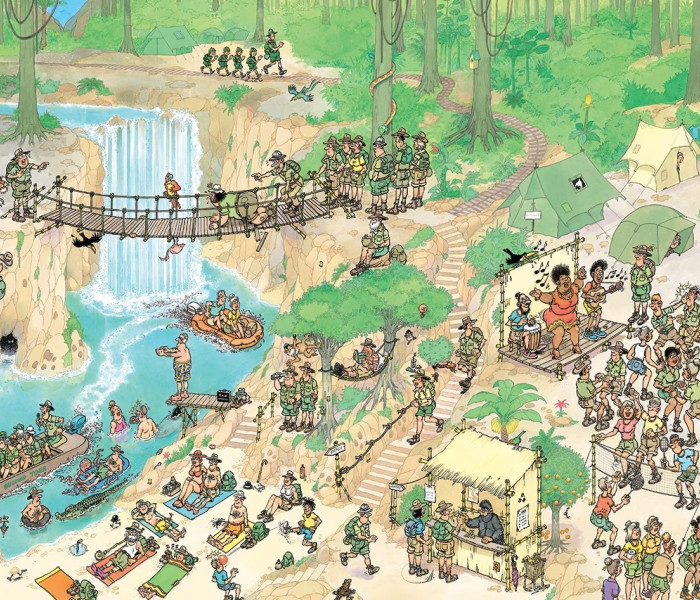 Puzzle - Jumbo - Vitajte v džungli!