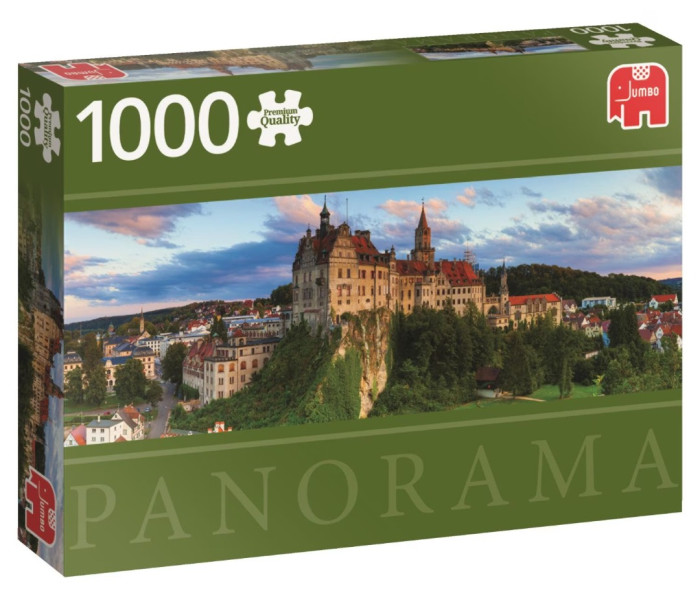 Puzzle - Jumbo - Zámok Sigmaringen, Nemecko - Panoramatické puzzle